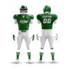 Adult football jersey and pants in 4-way stretch fabric