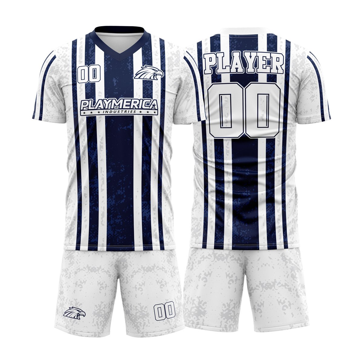 1. Custom soccer uniform jersey and shorts set