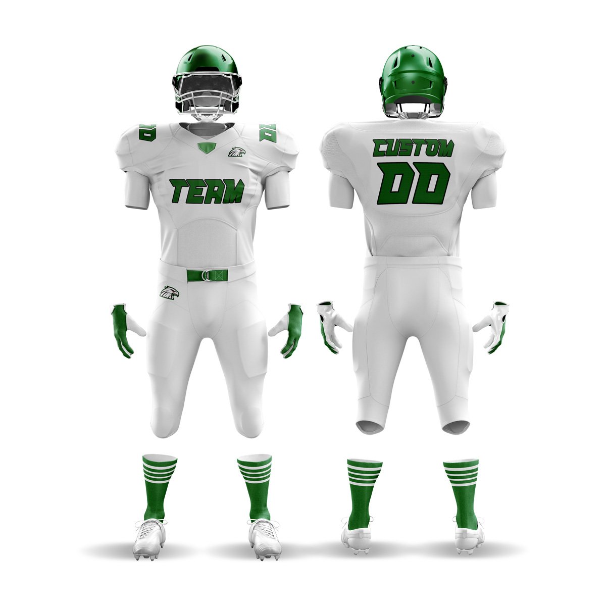 Professional American football uniform for leagues