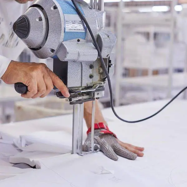Precision fabric cutting for sportswear production