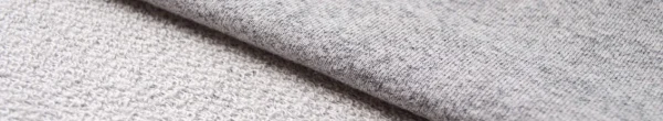 fleece Grey fleece and terry fabric