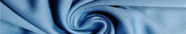 interlock Blue interlock and piqué performance fabric